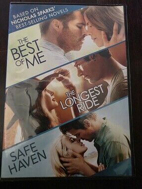 Nicholas Sparks Collection DVD — The Best of Me / The Longest Ride / Safe Haven